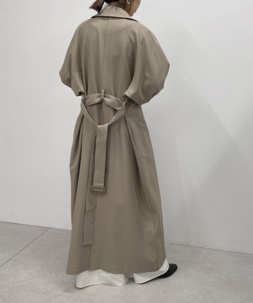 Omekashi(オメカシ)の「オーバーロングトレンチコート(トレンチコート・レディース・モカ/ベージュ・36/38)」の22枚目の写真