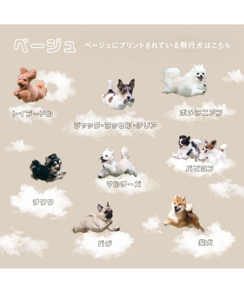 Wpc.(ダブリュピーシー)の「★飛行犬×Wpc. 空飛ぶ遮光ワンブレラ ミニ 日傘 折りたたみ 晴雨兼用(折りたたみ傘・レディース・ベージュ/サックスブルー・FREE)」の10枚目の写真