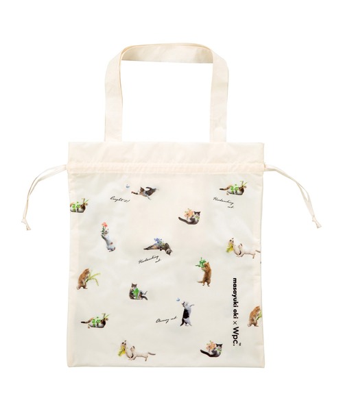 Wpc.（ダブリュピーシー）の「沖昌之×Wpc. トートバッグ（トートバッグ・レディース・ベージュ/オフホワイト・FREE）」の5枚目の写真