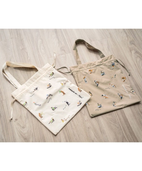 Wpc.（ダブリュピーシー）の「沖昌之×Wpc. トートバッグ（トートバッグ・レディース・ベージュ/オフホワイト・FREE）」の3枚目の写真