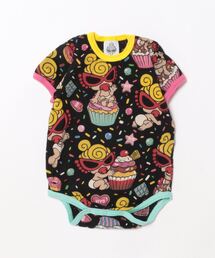 MY FIRST HYSTERIC [BLACK LABEL]Bitter sweet総柄 半袖ロンパース
