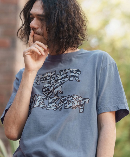 【d.i.a.】国旗柄 ワッペン付きサマーニットTシャツ ホワイト 花柄ジャカードニット【洗濯機OK】（ニット/セーター） | THE