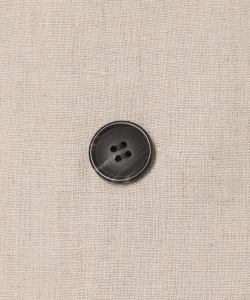 B.C STOCK（ベーセーストック）の「フレンチリネンテーラードジャケット（テーラードジャケット・レディース・アイボリー/ブラック系その他/ネイビー・FREE）」の7枚目の写真