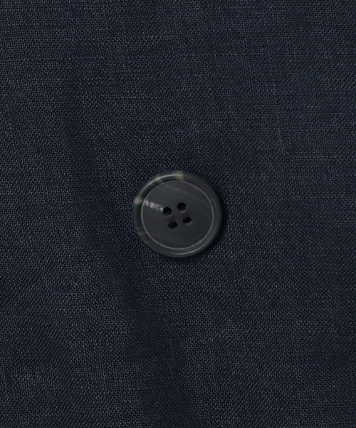 B.C STOCK（ベーセーストック）の「フレンチリネンテーラードジャケット（テーラードジャケット・レディース・アイボリー/ブラック系その他/ネイビー・FREE）」の10枚目の写真