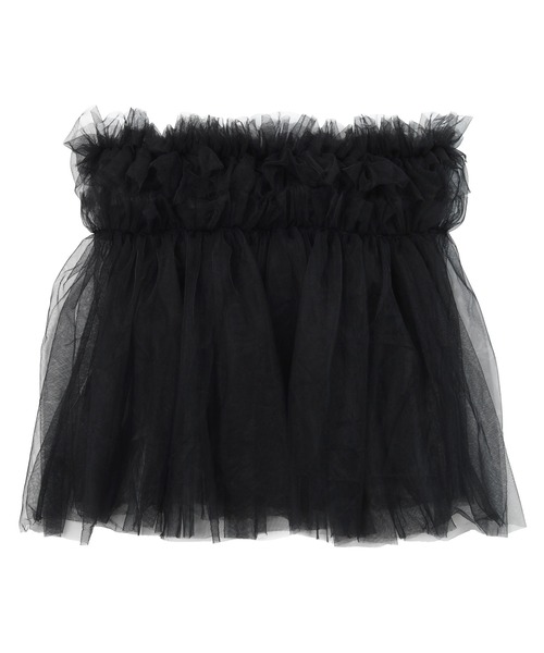 miette（ミエット）の「チュールフリルベアビスチェ（チューブトップ・レディース・レッド/ブラック/ブルー・FREE）」の8枚目の写真