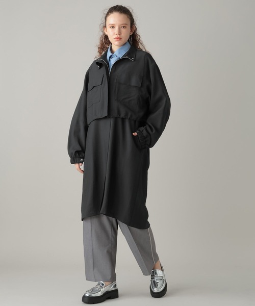 FOREVER 21（フォーエバー トゥエンティーワン）の「【2024SS】サイドラインハイウエストパンツ（その他パンツ・レディース・グレー/ブラック・FREE）」の5枚目の写真