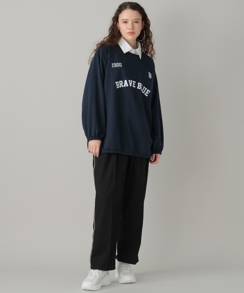 FOREVER 21（フォーエバー トゥエンティーワン）の「【2024SS】サイドラインハイウエストパンツ（その他パンツ・レディース・グレー/ブラック・FREE）」の9枚目の写真