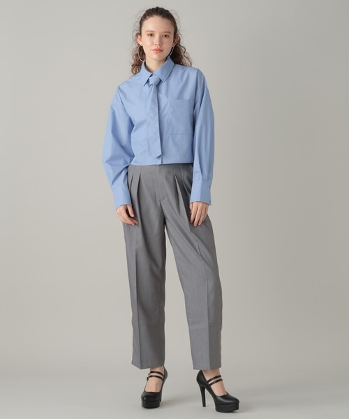 FOREVER 21（フォーエバー トゥエンティーワン）の「【2024SS】サイドラインハイウエストパンツ（その他パンツ・レディース・グレー/ブラック・FREE）」の14枚目の写真