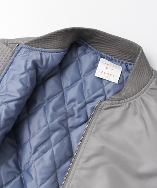 SENSE OF PLACE by URBAN RESEARCH（センスオブプレイスバイアーバンリサーチ）の「TUT コンパクトMA-1（MA-1・レディース・ネイビー/カーキ/グレー/ブラック・FREE）」の15枚目の写真