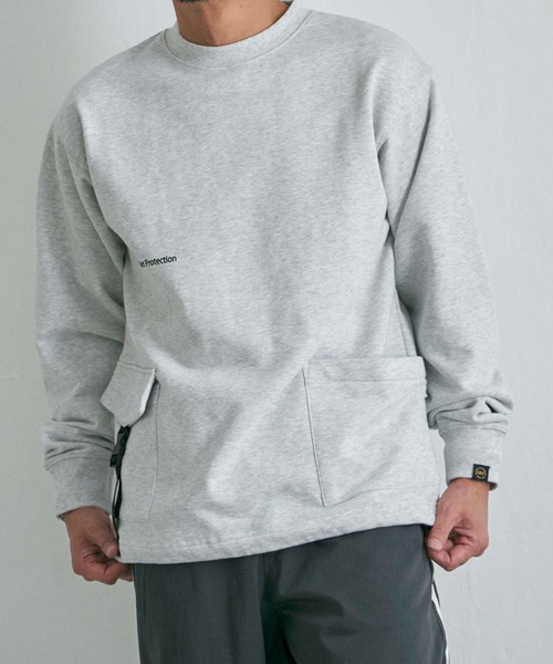 【セール】マルチポケット ドロストトレーナー（スウェット）｜NO NEED（ノーニード）