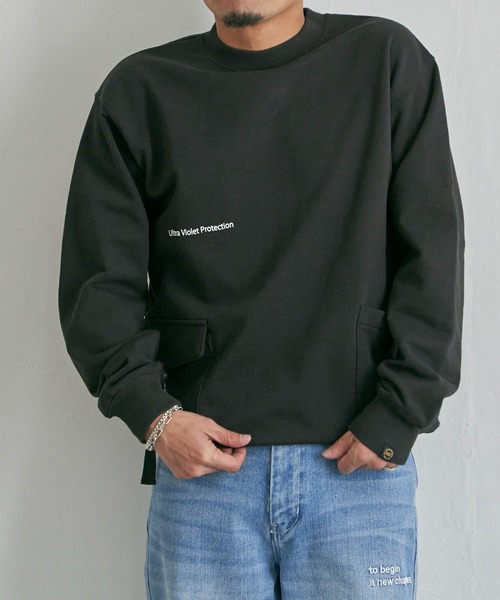 【セール】マルチポケット ドロストトレーナー（スウェット）｜NO NEED（ノーニード）