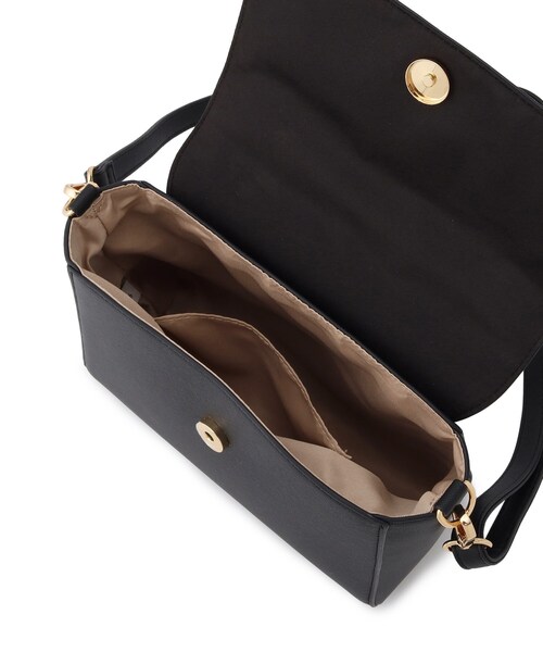 SHOO・LA・RUE（シューラルー）の「◆飾り金具フラップショルダーバッグ（ショルダーバッグ・レディース・ブラック/ピンク系/ブルー系その他5・00）」の10枚目の写真