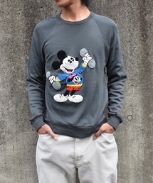 OLDMICKEY （オールドミッキー）の「【ヴィンテージ古着】90's SUNDAY COMICS ミッキー 刺繍 クルーネックスウェット（スウェット・メンズ）」