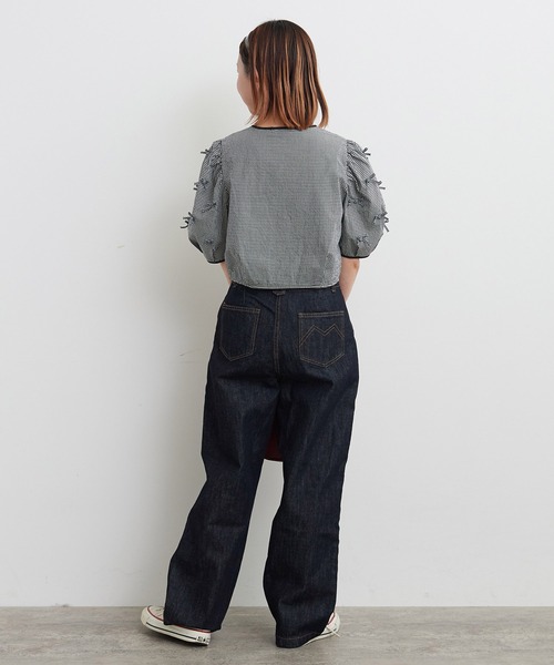 CHILD WOMAN（チャイルドウーマン）の「リボン刺繍ボリューム袖 
