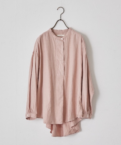 IKKUNA(イクナ)の「fly front shirt(シャツ/ブラウス・レディース・グレー系その他/ライラック/キナリ・1)」の5枚目の写真