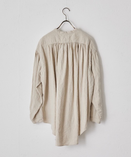 IKKUNA(イクナ)の「fly front shirt(シャツ/ブラウス・レディース・グレー系その他/ライラック/キナリ・1)」の8枚目の写真