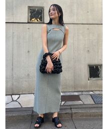 LAGUNAMOON | 2WAYカットアウトニットワンピース(ワンピース)