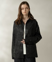 selle glant | LEATHER LIKE SATIN SHIRT/レザーライクサテンシャツ(シャツ/ブラウス)