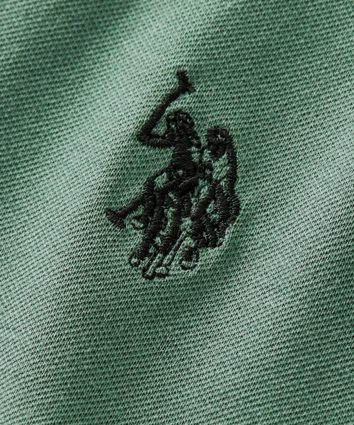 U.S. POLO ASSN.(ユーエスポロアッスン)の「【U.S. POLO ASSN.】スキッパーポロシャツ(ポロシャツ・レディース・モスグリーン/ブラック/杢グレー/オフホワイト・LL/L/M/S)」の6枚目の写真