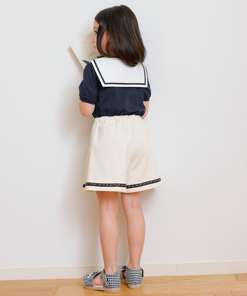 セール】セーラーカラー Tシャツ（Tシャツ/カットソー）｜any