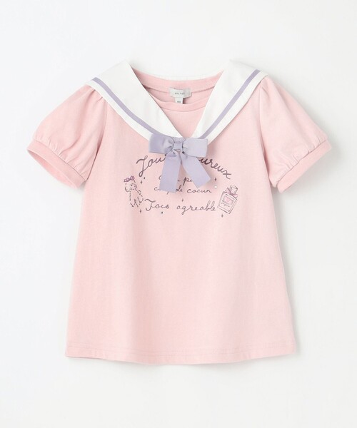 セール】セーラーカラー Tシャツ（Tシャツ/カットソー）｜any