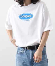 RGY DOWNER オーバルロゴ ビッグシルエットTシャツ