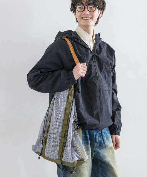 WEEKEND(ER)(ウィークエンダー)の「【WEEKEND(ER)&CO./ウィークエンダー】2WYAメッシュトートバッグ/ショルダーバッグ(ショルダーバッグ・メンズ・マスタード/ブラック/オリーブ・FREE)」の16枚目の写真