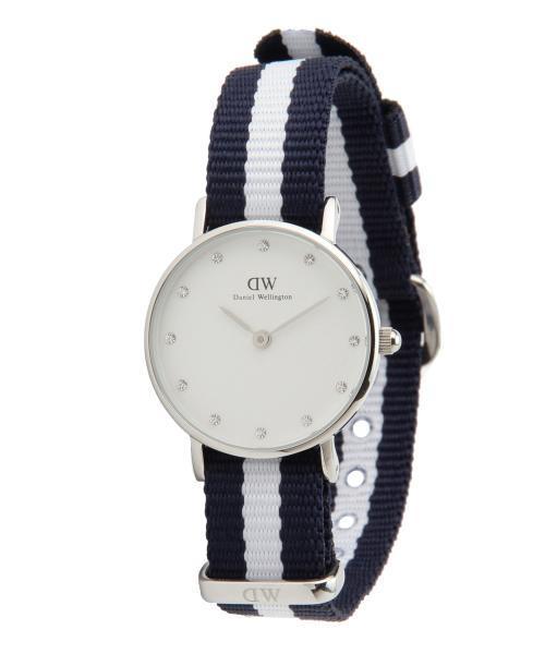 Ray BEAMS（レイビームス）の「DANIEL WELLINGTON / Classy Glasgow シルバー 26mm（アナログ腕時計・レディース・ネイビー/ピンク/レッド・ONE SIZE）」の4枚目の写真