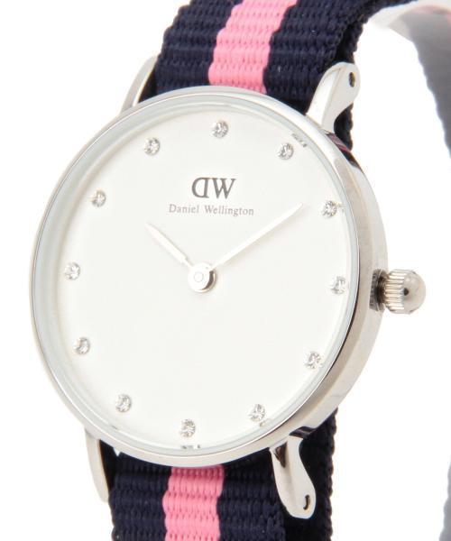 Ray BEAMS（レイビームス）の「DANIEL WELLINGTON / Classy Glasgow シルバー 26mm（アナログ腕時計・レディース・ネイビー/ピンク/レッド・ONE SIZE）」の13枚目の写真