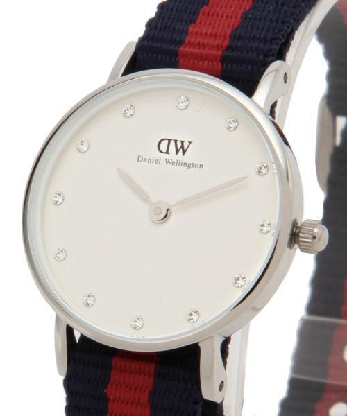 Ray BEAMS（レイビームス）の「DANIEL WELLINGTON / Classy Glasgow シルバー 26mm（アナログ腕時計・レディース・ネイビー/ピンク/レッド・ONE SIZE）」の10枚目の写真