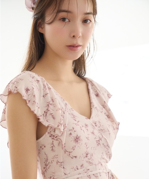 SNIDEL HOME（スナイデルホーム）の「カットカシュクールワンピース