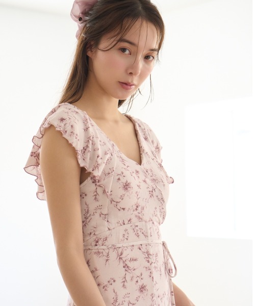 SNIDEL HOME（スナイデルホーム）の「カットカシュクールワンピース