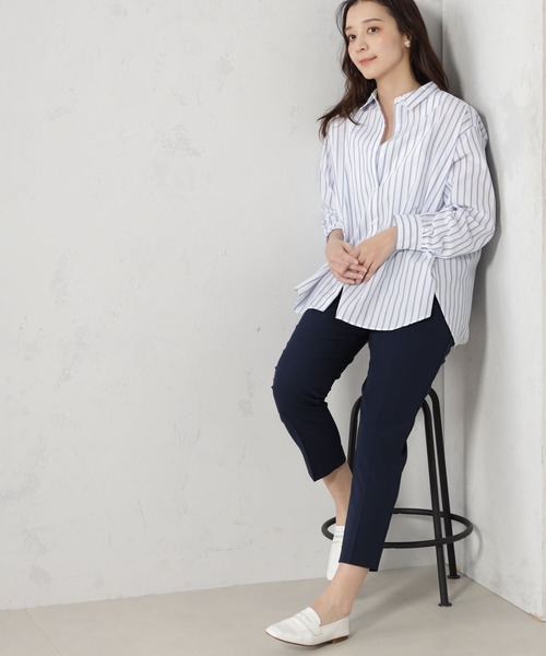 FOUND GOOD(ファウンドグッド)の「シーンレステーパードパンツ(その他パンツ・レディース・ネイビー/アイボリー/ベージュ/ピンク系5/グレー系5/ブラック・S/M/L/XL)」の5枚目の写真