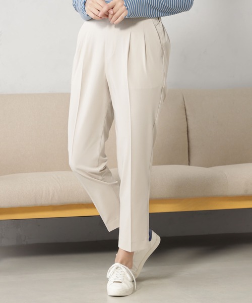 FOUND GOOD(ファウンドグッド)の「シーンレステーパードパンツ(その他パンツ・レディース・ネイビー/アイボリー/ベージュ/ピンク系5/グレー系5/ブラック・S/M/L/XL)」の2枚目の写真