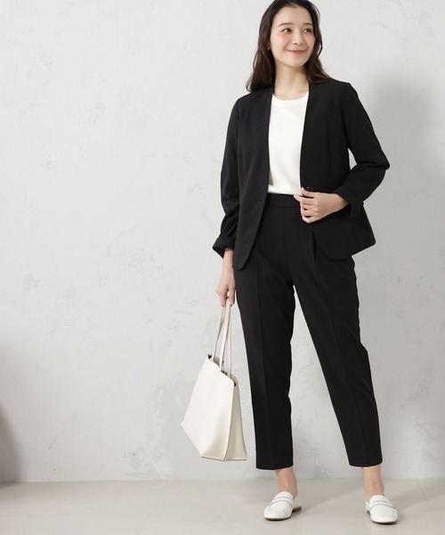 FOUND GOOD(ファウンドグッド)の「シーンレステーパードパンツ(その他パンツ・レディース・ネイビー/アイボリー/ベージュ/ピンク系5/グレー系5/ブラック・S/M/L/XL)」の11枚目の写真