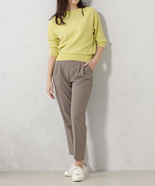 FOUND GOOD(ファウンドグッド)の「シーンレステーパードパンツ(その他パンツ・レディース・ネイビー/アイボリー/ベージュ/ピンク系5/グレー系5/ブラック・S/M/L/XL)」の22枚目の写真