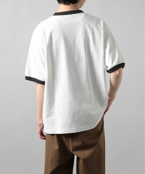 PENDLETON(ペンドルトン)の「【PENDLETON】"P" Patch S/S Ringer Tee (Unisex)(Tシャツ/カットソー・メンズ・ホワイト系その他2/ホワイト・M/L/S)」の5枚目の写真