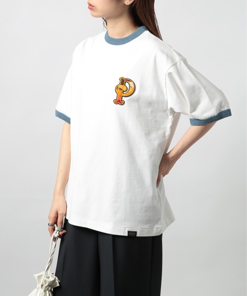 PENDLETON(ペンドルトン)の「【PENDLETON】"P" Patch S/S Ringer Tee (Unisex)(Tシャツ/カットソー・メンズ・ホワイト系その他2/ホワイト・M/L/S)」の9枚目の写真