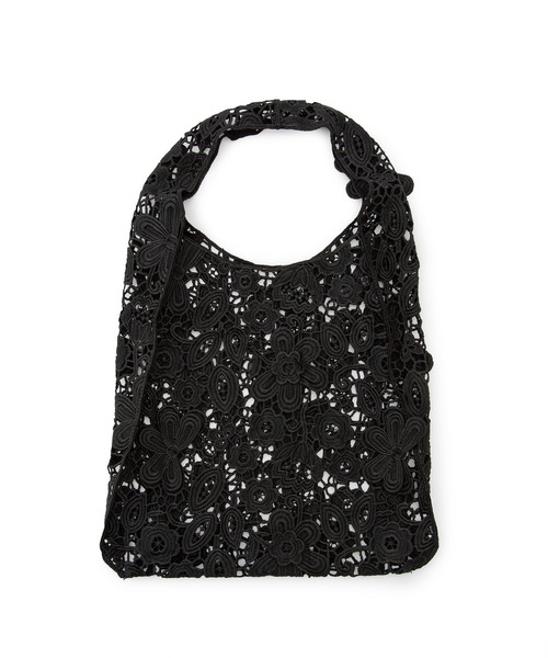 ROPE' PICNIC(ロペピクニック)の「レースジャカードトートバッグ(トートバッグ・レディース・キナリ/ブラック・FREE)」の12枚目の写真