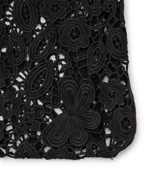 ROPE' PICNIC(ロペピクニック)の「レースジャカードトートバッグ(トートバッグ・レディース・キナリ/ブラック・FREE)」の8枚目の写真