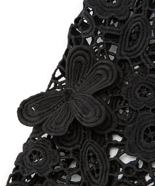 ROPE' PICNIC(ロペピクニック)の「レースジャカードトートバッグ(トートバッグ・レディース・キナリ/ブラック・FREE)」の7枚目の写真