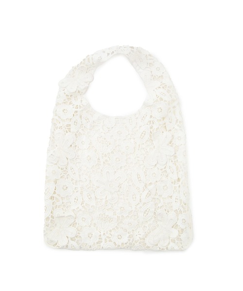 ROPE' PICNIC(ロペピクニック)の「レースジャカードトートバッグ(トートバッグ・レディース・キナリ/ブラック・FREE)」の4枚目の写真