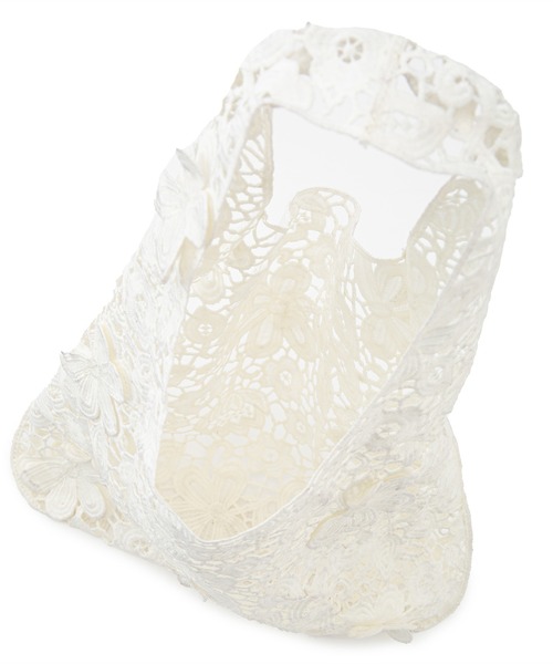 ROPE' PICNIC(ロペピクニック)の「レースジャカードトートバッグ(トートバッグ・レディース・キナリ/ブラック・FREE)」の3枚目の写真