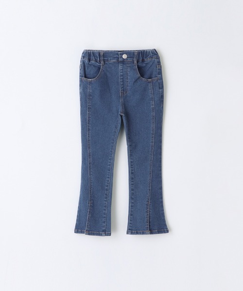 coca(coca)(コカ)の「キッズ ストレッチ裾スリットフレアデニムパンツ(デニムパンツ・キッズ・ブルー/ライトブルー・120/140/110/130/150)」の17枚目の写真