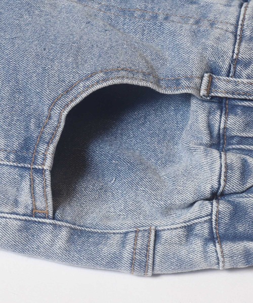 coca(coca)(コカ)の「キッズ ストレッチ裾スリットフレアデニムパンツ(デニムパンツ・キッズ・ブルー/ライトブルー・120/140/110/130/150)」の14枚目の写真