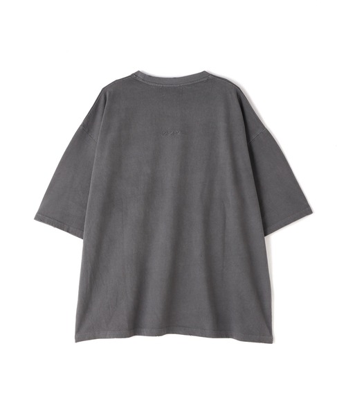 DANKE SCHON(ダンケシェーン)の「【WEB&DEPOT限定】DankeSchon/ダンケシェーン/活性染ポケット S/S Tee(Tシャツ/カットソー・メンズ・ベージュ/ブラック・L/M)」の3枚目の写真