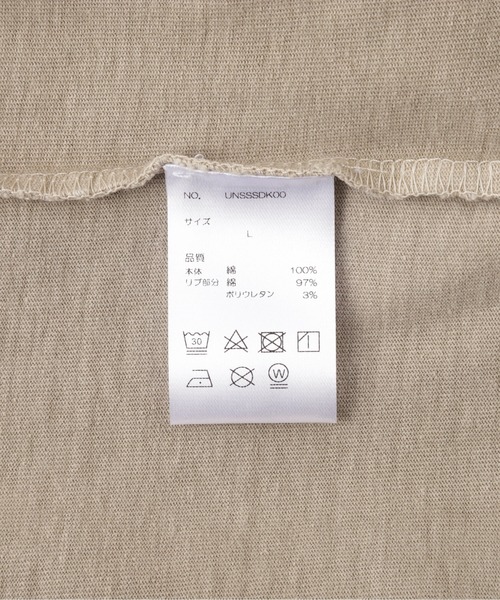 DANKE SCHON(ダンケシェーン)の「【WEB&DEPOT限定】DankeSchon/ダンケシェーン/活性染ポケット S/S Tee(Tシャツ/カットソー・メンズ・ベージュ/ブラック・L/M)」の13枚目の写真