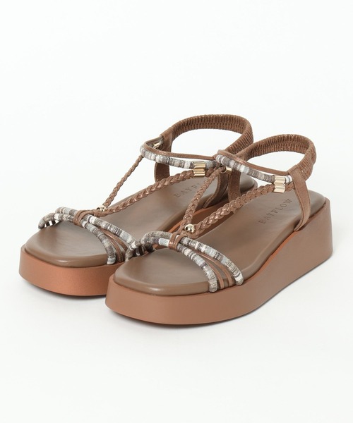 BAYFLOW（ベイフロー）の「アツゾコベリーサンダル（サンダル・レディース・ブラウン/ベージュ・LARGE/MEDIUM）」の3枚目の写真