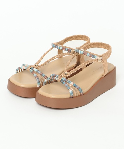 BAYFLOW（ベイフロー）の「アツゾコベリーサンダル（サンダル・レディース・ブラウン/ベージュ・LARGE/MEDIUM）」の4枚目の写真