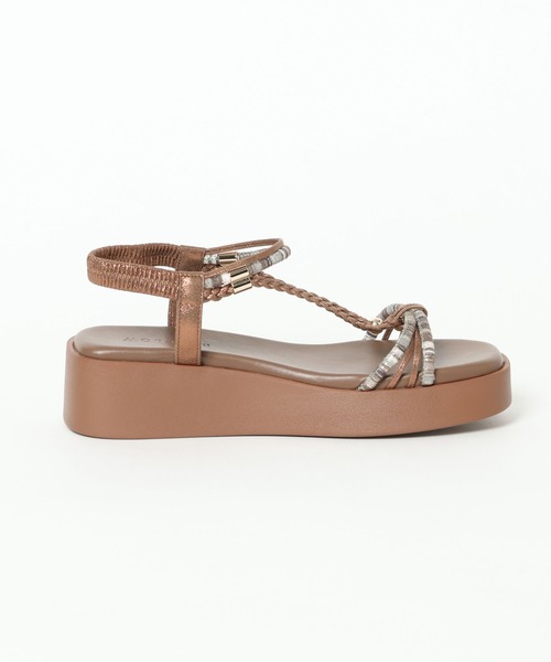 BAYFLOW（ベイフロー）の「アツゾコベリーサンダル（サンダル・レディース・ブラウン/ベージュ・LARGE/MEDIUM）」の6枚目の写真